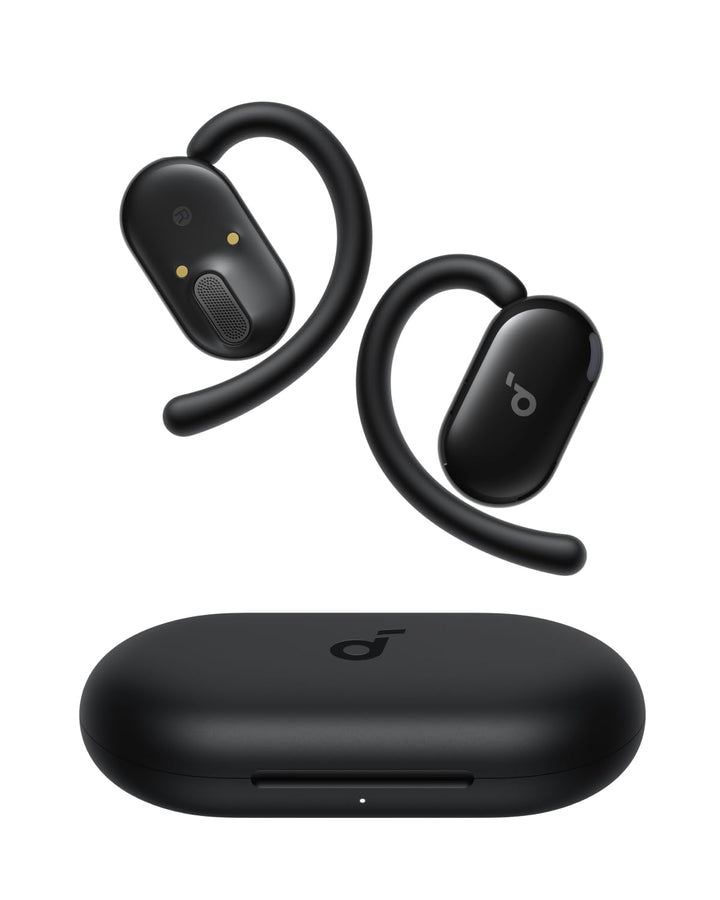 Soundcore V20i by Anker Open Ear Earbuds, Open Ear Headphones True Wireless | Adjustable Hooks, Ultra-Comfort, Snug Fit, Power Sound, Clear Calls, IP55, 36H Playtime, Bluetooth 5.4, Multipoint Connection