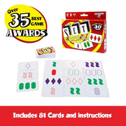 SET Enterprises SET - The Family Card Game of Visual Perception - Race to Find The Matches, For Ages 8+,81 Cards, Rules included