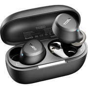 TOZO A1 Wireless Earbuds Bluetooth 5.3 Light Weight in Ear Headphones | IPX5 Waterproof,2 Mics for AI Calls,Immersive Premium Sound Bass Headset with Charging Case,32 EQ via App Black