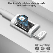 iPhone 14 13 12 Charger Fast Charging 20W USB C Wall Charger with 6FT Cable | PD Fast Charging for iPhone 14/13/12/11/Pro/Pro Max/Mini/Xs Max/XR/X, iPad