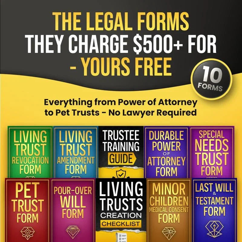 10 FREE Exclusive Living Trust Forms