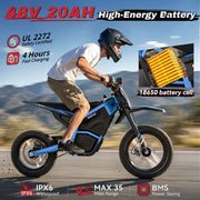 M5 48V 3000W Electric Dirt Bike for Teens