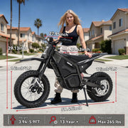 M5 48V 3000W Electric Dirt Bike for Teens