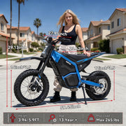 M5 48V 3000W Electric Dirt Bike for Teens