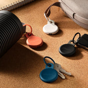 Chipolo Loop - Rechargeable Bluetooth Tracker for Key and Item Locator | Compatible with Apple or Google, Call Your Phone & Out of Range Alerts for Android (Charcoal)