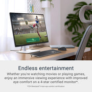 Dell 27 Monitor S2725QS, 4K UHD IPS, 120Hz, 5ms, FreeSync Premium | 350 cd/m2 Brightness, 1,500:1 Contrast, 99% sRGB, Anti-Glare, HDMI, DisplayPort, USB‑C, Height Adjustable, Swivel, Pivot