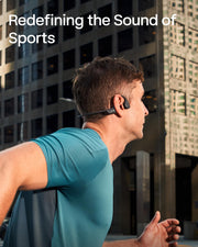 SHOKZ OpenRun Pro 2 Bone Conduction Bluetooth Sport Headphones, Black | Bundle with Reflective Strip；DualPitch premium sound；Open ear awareness; Smart Mic; IP55; 12H battery; Running/Cycling/Hiking