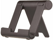 Amazon Basics Multi-Angle Portable Foldable Stand for iPad Tablet, E-reader and Phone, Sturdy Hands-Free Viewing, Black