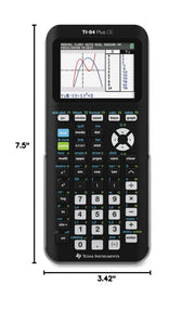 Texas Instruments TI-84 Plus CE Color Graphing Calculator, Black | Computer version included, USB charging, Full color, Faster than TI-84 Plus
