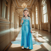AHLPO Princess Dress for Girls Luxury Princess Dress Up Halloween Cosplay Princess Costume Fancy Dress Birthday Outfit