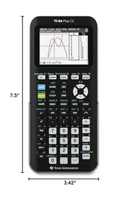 Texas Instruments TI-84 Plus CE Color Graphing Calculator, Black | Computer version included, USB charging, Full color, Faster than TI-84 Plus