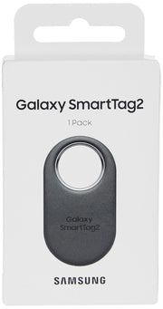 Samsung SmartTag2 (2023) Bluetooth + UWB, IP67 Water and Dust Resistant, Findable via App, 1.5 Year Battery Life - Black (International Version)