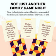 TALES 150 Conversation Cards, Family Edition, Create Meaningful Connections