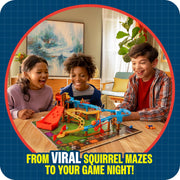CrunchLabs Squirrel Dash, Kids Board Game for Family Game Night | Race to collect nuts, trigger a chain reaction, and score 11 points in this kids game