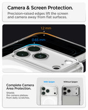 Spigen for iPhone 18 Pro Max Case, for iPhone 17 Pro Max Case, Clear White | Ultra Hybrid MagFit, Anti-Yellowing Resin, Air Cushion Tech, Military-Grade Drop Protection, Compatible with MagSafe