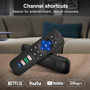 (2 Pack) Replacement Remote Control for Roku TV, for TCL Roku/Onn Roku TVs | for Hisense Roku/Sharp Roku/Element Roku/Westinghouse Roku/Philips Roku Smart TV (Not for Stick & Box) Ready Out of the Box
