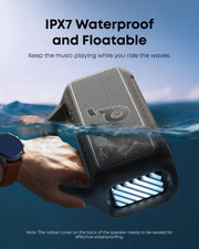 Soundcore Boom 2 by Anker, 80W Outdoor Bluetooth Speaker, 24H Playtime | IPX7 Waterproof, BassUp 2.0, Floatable, RGB lights, USB-C, Custom EQ via soundcore App, Portable for Camping and Beach