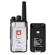 Retevis RT68 Business FRS Walkie Talkies Long Range with Earpieces 6 Pack | Rugged & Compact, License-Free, Powerful 500mW Speaker, 12-Hour Battery, Long-Term Supply, for Schools, Retail & Hospitality