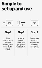 Amazon Fire TV Stick 4K Max (newest model), streaming device, with AI-powered Fire TV Search, supports Wi-Fi 6E, free & live TV without cable or satellite, find shows faster with Alexa+