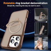 SKYLMW Compatible with iPhone 16 Pro Max Case with Stand,Desert Brown | iPhone 16 Pro Max Phone Case 6.9",Magnetic Ring Stand,Compatible with MagSafe,Military-Grade Protection,Great Grip Feeling