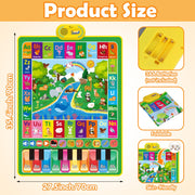 Baby Toys for 1 Year Old Gifts: 3 in 1 Alphabet Animal Piano Music Play Mat | Toddler Toys Age 1-3 Musical Toy 12-18 Months Babies Birthday Christmas Gift for Boys Girls 1 2 3 Year Old
