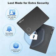 Wallet Tracker for Apple Find My, [Apple MFi Certified], iOS Only | 5+ Year Battery, Ultra-Slim Smart Card Tracker for Walle, Wallet Tracker Card forWallet, Passport, Luggage, Purse & Backpack