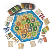 CATAN Board Game (6th Edition) | Trade, build and settle in a classic family strategy game. Ages 10+, 3-4 Players, 60-90 Min