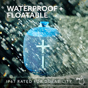 Ultimate Ears WONDERBOOM 4 Portable Waterproof Speaker - Blue | Balanced 360-Degree Sound and Bass, Dustproof, Floating, 131ft (40m) Range