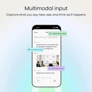 Plaud NotePin S Wearable AI Voice Recorder, Transcribe & Summarize, Black | AI Note Taker for Meetings Interviews, Professionals, Teams, 112 Languages, App Control, Find My, 4 Accessories