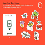 YOTO Make Your Own Cards - 5 Blank Audio Cards for Kids, All Ages | Record your own stories, music, podcasts, birthday, messages | 5 blank cards for Yoto Player and Mini | creative gift