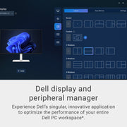 Dell 27 Monitor S2725QS, 4K UHD IPS, 120Hz, 5ms, FreeSync Premium | 350 cd/m2 Brightness, 1,500:1 Contrast, 99% sRGB, Anti-Glare, HDMI, DisplayPort, USB‑C, Height Adjustable, Swivel, Pivot