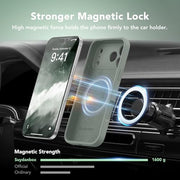 SuydanBox Magnetic for iPhone 18 Pro Case/iPhone 17 Pro Case Silicone | Fit for MagSafe,Screen Protector,Full Camera Protection,Shockproof Protective Phone Case for iPhone 18 Pro/17 Pro Calke Green