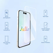 Ailun 3 Pack Screen Protector for iPhone 18 Pro/iPhone 17 Pro | 6.3 inch, Tempered Glass, Installation Frame, Sensor Protection, Dynamic Island Compatible, Case Friendly
