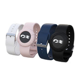 4 Pack Princess Cruise Medallion Holders for Kids and Adults, Silicone Wristbands for Carnival Ocean Medallion - 2 Sizes (S/M and M/L) in One Pack, Black and Dark Blue (M/L), Pink and White (S/M)
