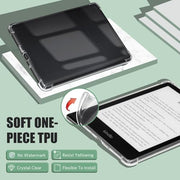 iDLEHANDS Clear Case for 7" Kindle Paperwhite 12th Gen & Kindle Colorsoft | Ultra Slim Soft TPU Transparent Cover & Lightweight, for All-New Kindle (2024 Released)