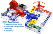 SNAP CIRCUITS Jr. SC-100 STEM Electronics Kit, 100+ Projects, Ages 8+ | Build 100+ STEM projects with 28 snap-together parts and a full-color project manual
