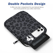 Dadanism 6-7 Inch Universal Padded Sleeve for eReader, Leopard | Protective Carrying Case Fits 7" Paperwhite/Colorsoft Signature Edition eReader, 6" Kobo Clara BW/Colour,7" Kobo Libra Colour