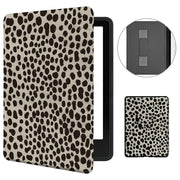 MOROCK Case for 6" Kindle 11th Generation 2024/2022, Khaki Leopard Print