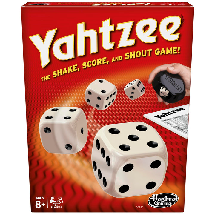 Hasbro Gaming Yahtzee Game, Fast-Playing Dice Games for Kids, Teens, and Adults, Strategy Games, Family Games for Kids, 2 or More Players, Ages 8 and Up