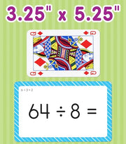 Carson Dellosa 3-Pack Math Flash Cards, Ages 8-12, Multiplication | Division, and Fractions, Math Games, Grade 3-5, Mathematics Practice, 162 cards, Educational Card Set
