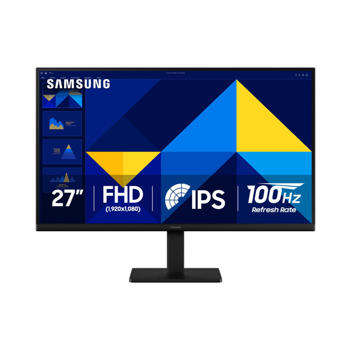 Samsung 27" (S30GD) Essential Monitor with IPS Panel | 100Hz Refresh Rate, Tilt Only Stand, Ergonomic Design, Advanced Eye Care, Game Mode, LS27D304GANXZA