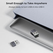 Basesailor USB to USB C Adapter,USBC Female to USB A Male Charger Adapter