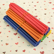 60 Pcs Rhythm Sticks for Kids Bulk, Wood Music Lummi Sticks, 6 Colors