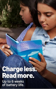 Amazon Kindle Kids 16GB (2024 model) - If it breaks, we will replace it, includes ad-free books and cover, with glare-free display, fast page turns - Space Whale