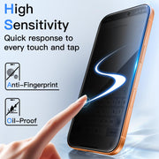 JETech Privacy Screen Protector for iPhone 17 Pro Max, 2-Pack