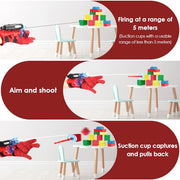 Xohny Spider Web Shooters with Glove for Kids Cosplay Party Favor | Superheroes Wrist Launcher Toy, Halloween Party Supplies, Christmas Stocking Stuffers, Birthday Gift for Boys Girls