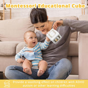 SOCBTNSO Montessori Busy Cube Travel Toy for Toddlers | Learning Fine Motor Skills, Toys for 1 Year Old Boy, 6 9 12 Months Baby Shower Gifts