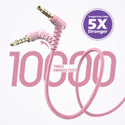 Kids Headphones for School with Microphone, 93dB Volume Limited, PinkPurple | Wired On Ear Headphones for Girls Boys, Foldable Lightweight Headphone for Classroom Learning & Entertainment Travel Computer