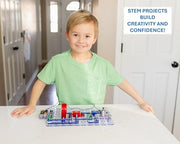 SNAP CIRCUITS Jr. SC-100 STEM Electronics Kit, 100+ Projects, Ages 8+ | Build 100+ STEM projects with 28 snap-together parts and a full-color project manual