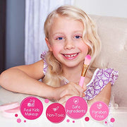 Kids Real Makeup Kit with Unicorn Purse Non Toxic Washable Make Up Set | Pink Unicorn Toys for Girls Age 4-6, 5 Year Old Girl Birthday Gift Idea, Toddler Little Girl Gifts 3 4 5 6 7 8 9 10 Years Old